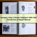 Yamaha 115hp 2 Stroke Outboard 1984-1987 Full Service & Repair Manual