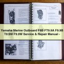 Yamaha Marine Outboard F8B FT9.9A F9.9B T9.9W F9.9W Service & Repair Manual-PDF