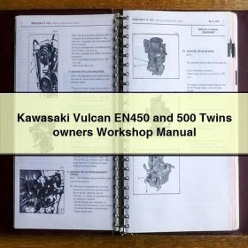 Kawasaki Vulcan EN450 and 500 Twins owners Workshop Manual
