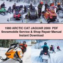 1980 Arctic CAT JAGUAR 2000 Snowmobile Service Repair Manual