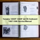 Yamaha 105HP 140HP Jet V6 Outboard 1987-1996 Service Repair Manual