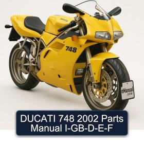 DUCATI 748 2002 Parts Manual I-GB-D-E-F