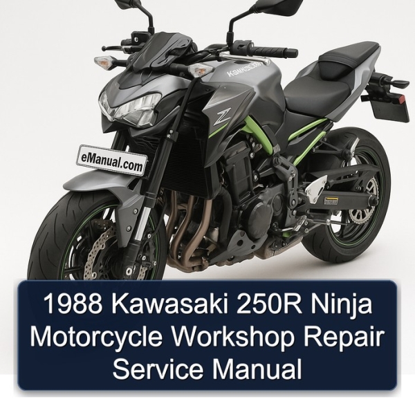 1988 Kawasaki 250R Ninja Motorcycle Workshop Repair Service Manual