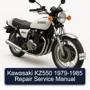 Kawasaki KZ550 1979-1985 Repair Service Manual
