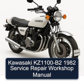 Kawasaki KZ1100-B2 1982 Service Repair Workshop Manual