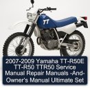 2007-2009 Yamaha TT-R50E TT-R50 TTR50 Service Manual Repair Manuals -And- Owner‘s Manual Ultimate Set