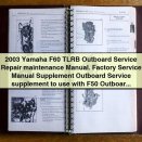 2003 Yamaha F60 TLRB Outboard Service Repair Maintenance Manual Supplement
