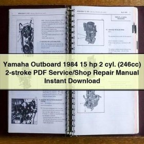 Yamaha Outboard 1984 15 hp 2 cyl. (246cc) 2-stroke Service/Shop Repair Manual