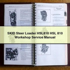 SKID Steer Loader HSL810 HSL 810 Workshop Service Repair Manual
