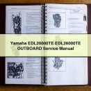 Yamaha EDL20000TE EDL26000TE OUTBOARD Service Repair Manual
