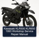 Kawasaki KLR500 KLR650 1993 Workshop Service Repair Manual