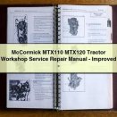 McCormick MTX110 MTX120 Tractor Workshop Service Repair Manual - Improved - Download PDF