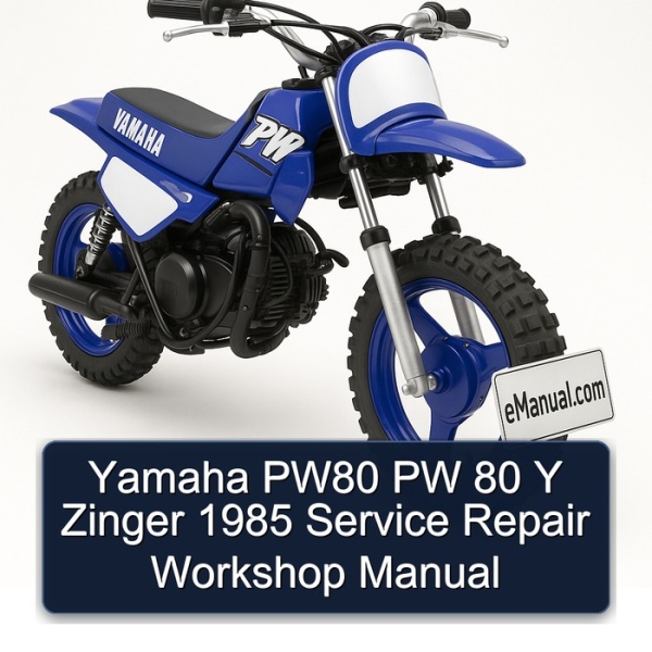 Yamaha PW80 PW 80 Y Zinger 1985 Service Repair Workshop Manual