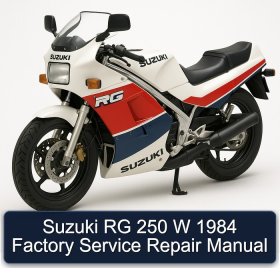 Suzuki RG 250 W 1984 Factory Service Repair Manual