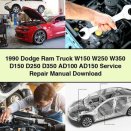 1990 Dodge Ram Truck W150 W250 W350 D150 D250 D350 AD100 AD150 Service Repair Manual