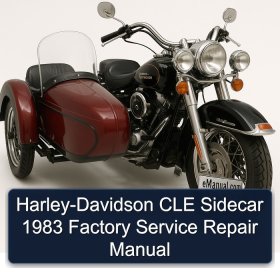 Harley-Davidson CLE Sidecar 1983 Factory Service Repair Manual
