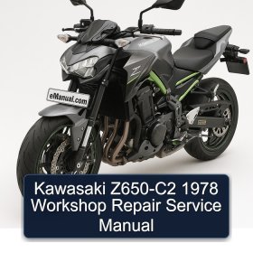 Kawasaki Z650-C2 1978 Workshop Repair Service Manual