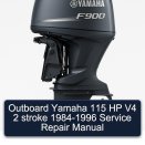 Outboard Yamaha 115 HP V4 2 stroke 1984-1996 Service Repair Manual