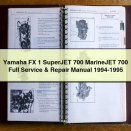 Yamaha FX 1 SuperJET 700 MarineJET 700 Full Service & Repair Manual 1994-1995