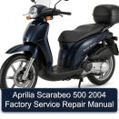 Aprilia Scarabeo 500 2004 Factory Service Repair Manual