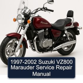 1997-2002 Suzuki VZ800 Marauder Service Repair Manual