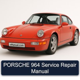 PORSCHE 964 Service Repair Manual