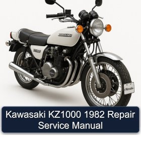 Kawasaki KZ1000 1982 Repair Service Manual
