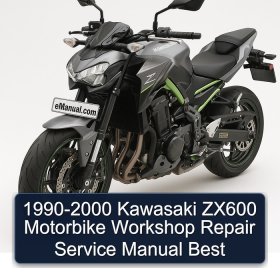 1990-2000 Kawasaki ZX600 Motorbike Workshop Repair Service Manual Best