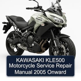 KAWASAKI KLE500 Motorcycle Service Repair Manual 2005 Onward