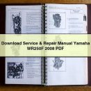Service & Repair Manual Yamaha WR250F 2008