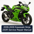 2008-2009 Kawasaki Ninja 250R Service Repair Manual