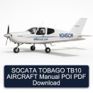 SOCATA TOBAGO TB10 AIRCRAFT Manual POI PDF Download