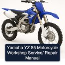 Yamaha YZ 85 Motorcycle Workshop Service/ Repair Manual