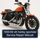 1959-69 xlh harley sportster Service Repair Manual