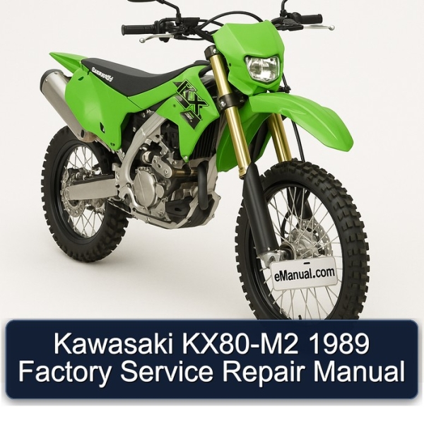 Kawasaki KX80-M2 1989 Factory Service Repair Manual