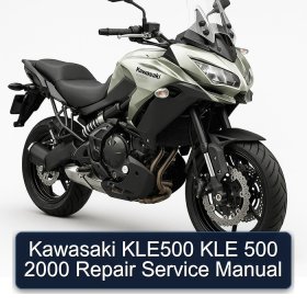 Kawasaki KLE500 KLE 500 2000 Repair Service Manual