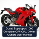 Ducati Supersport 1000 Complete OFFICIAL Owner Owners User Manual