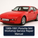 1989-1991 Porsche 944 Workshop Service Repair Manual