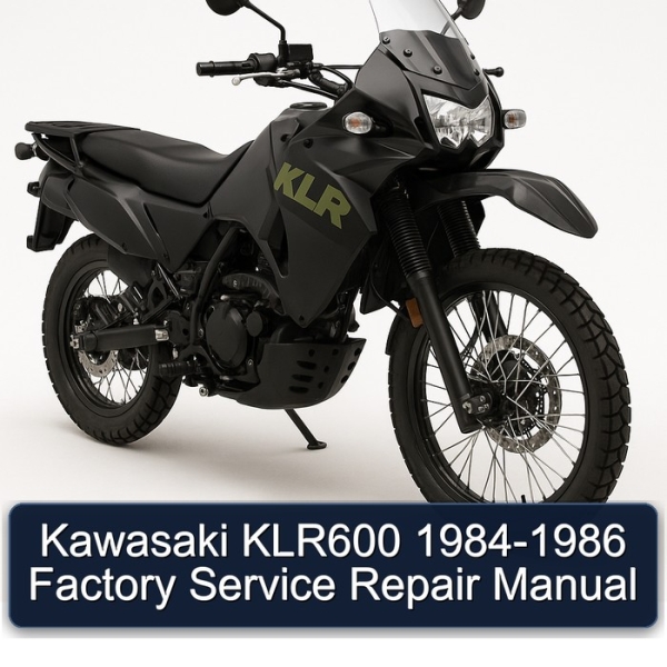 Kawasaki KLR600 1984-1986 Factory Service Repair Manual