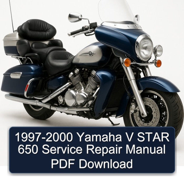 1997-2000 Yamaha V STAR 650 Service Repair Manual PDF Download