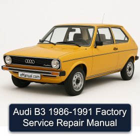 Audi B3 1986-1991 Factory Service Repair Manual