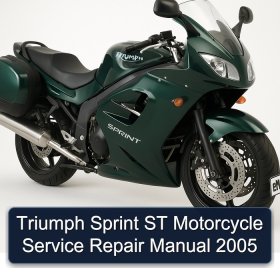 Triumph Sprint ST Motorcycle Service Repair Manual 2005