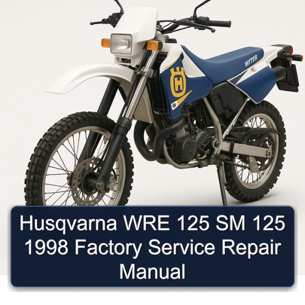 Husqvarna WRE 125 SM 125 1998 Factory Service Repair Manual
