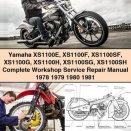 Yamaha XS1100E XS1100F XS1100SF XS1100G XS1100H XS1100SG XS1100SH Complete Workshop Service Repair Manual 1978 1979 1980 1981