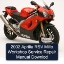 2002 Aprilia RSV Mille Workshop Service Repair Manual Downlod