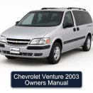 Chevrolet Venture 2003 Owners Manual
