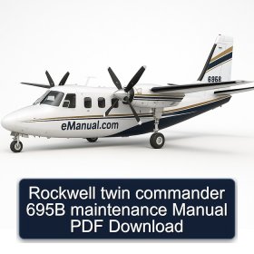 Rockwell twin commander 695B maintenance Manual PDF Download