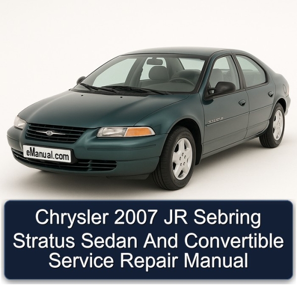 Chrysler 2007 JR Sebring Stratus Sedan And Convertible Service Repair Manual
