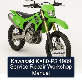 Kawasaki KX80-P2 1989 Service Repair Workshop Manual
