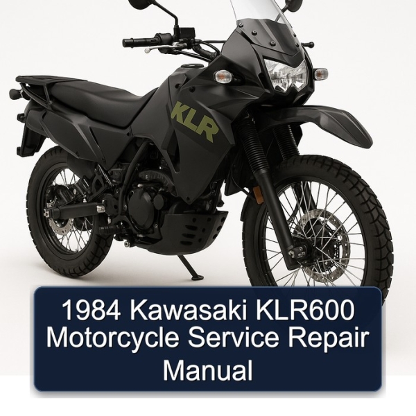 1984 Kawasaki KLR600 Motorcycle Service Repair Manual